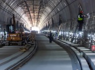 ГК 1520 начала укладку пути в новом Керакском тоннеле на Транссибе (1)